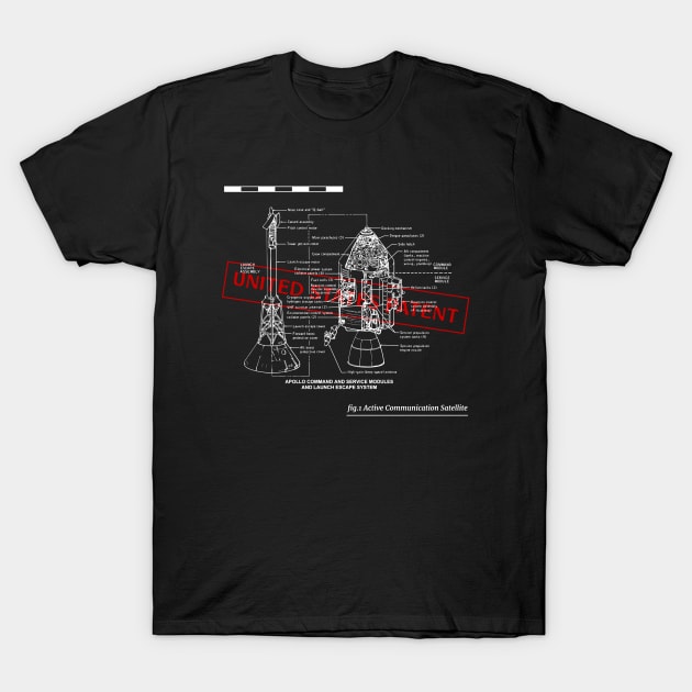 NASA Space Shuttle, Space Shuttle Patent, Astronaut, Rocketship - Space Lover T-Shirt by SpaceMonkeyLover